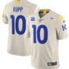 Men’s Los Angeles Rams 2022 #10 Cooper Kupp Bone White With 3-star C Patch Vapor Untouchable Limited Stitched NFL Jersey