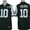 Nike New York Jets #10 Santonio Holmes Green Limited Jersey