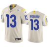 Men’s Los Angeles Rams #13 John Wolford Bone Vapor Untouchable Limited Stitched Football Jersey