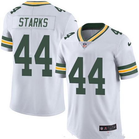 Men’s Green Bay Packers #44 James Starks White 2016 Color Rush Stitched NFL Nike Limited Jersey
