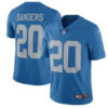 Men’s Detroit Lions #20 Barry Sanders Nike Blue 2017 Throwback Retired Player Limited Jersey