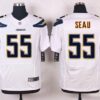 Nike San Diego Chargers #55 Junior Seau White Men’s Stitched NFL New Elite Jersey