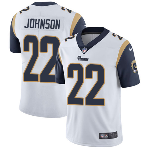 Nike Los Angeles Rams #22 Trumaine Johnson White Men’s Stitched NFL Vapor Untouchable Limited Jersey