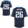 Men’s Tennessee Titans #26 Rashad Johnson Navy Blue Alternate NFL Nike Elite Jersey