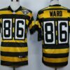 Men’s Pittsburgh Steelers #86 Hines Ward Yellow With Black Retired Player Nike NFL Elite Jersey