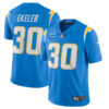 Men’s Los Angeles Chargers 2022 #30 Austin Ekeler Blue With 2-star C Patch Vapor Untouchable Limited Stitched NFL Jersey