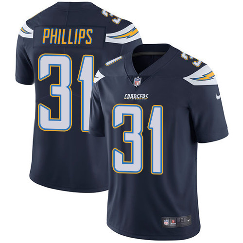 Nike Chargers #31 Adrian Phillips Navy Blue Team Color Men’s Stitched NFL Vapor Untouchable Limited Jersey