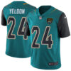 Nike Jacksonville Jaguars #24 T.J. Yeldon Teal Green Team Color Men’s Stitched NFL Vapor Untouchable Limited Jersey