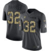 Men’s Pittsburgh Steelers #32 Franco Harris Black Anthracite 2016 Salute To Service Stitched NFL Nike Limited Jersey