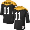 Men’s Pittsburgh Steelers #11 Markus Wheaton Black 1967 Home Throwback NFL Jersey