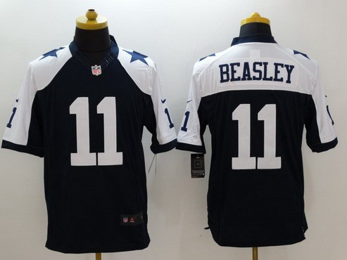 Men’s Dallas Cowboys #11 Cole Beasley Navy Blue Thanksgiving Alternate NFL Nike Limited Jersey