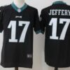 Men’s Philadelphia Eagles #17 Alshon Jeffery Black 2016 Color Rush Stitched NFL Nike Limited Jersey