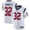 Texans #32 Lonnie Johnson Jr. White Men’s Stitched Football Vapor Untouchable Limited Jersey
