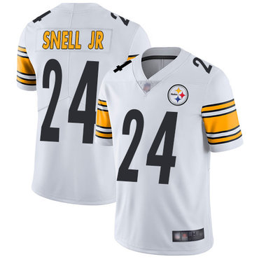 Steelers #24 Benny Snell Jr. White Men’s Stitched Football Vapor Untouchable Limited Jersey