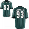 Men’s Philadelphia Eagles #93 Timmy Jernigan Midnight Green Team Color Stitched NFL Nike Game Jersey