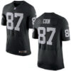 Men’s Oakland Raiders #87 Jared Cook Black Team Color Stitched NFL Nike Elite Jersey