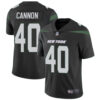New York Jets #40 Trenton Cannon Black Alternate Men’s Stitched Football Vapor Untouchable Limited Jersey