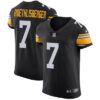 Nike Steelers #7 Ben Roethlisberger Black Alternate Men’s Stitched NFL Vapor Untouchable Elite Jersey