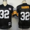 Pittsburgh Steelers #32 Franco Harris Black Throwback Jersey