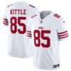 Men’s San Francisco 49ers #85 George Kittle White 2023 F.U.S.E. Vapor Untouchable Limited Stitched Football Jersey