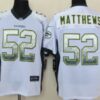Nike Green Bay Packers #52 Clay Matthews Drift Fashion White Elite Jersey