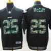 Nike Philadelphia Eagles #25 LeSean McCoy Black With Camo Elite Jersey