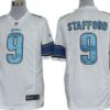 Nike Detroit Lions #9 Matthew Stafford White Limited Jersey