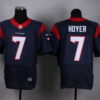 Nike Houston Texans #7 Brian Hoyer Blue Elite Jersey