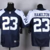 Nike Dallas Cowboys #23 Jakar Hamilton Blue Thanksgiving Elite Jersey