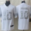 Nike New York Giants #10 Eli Manning Platinum White Limited Jersey