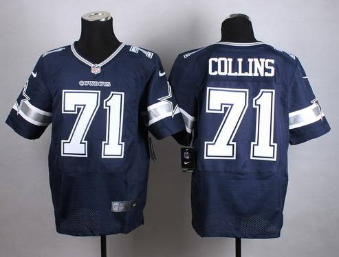 Nike Dallas Cowboys #71 La’el Collins Blue Elite Jersey