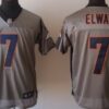 Nike Denver Broncos #7 John Elway Gray Shadow Elite Jersey