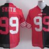 Nike San Francisco 49ers #99 Aldon Smith Red/Black Two Tone Elite Jersey
