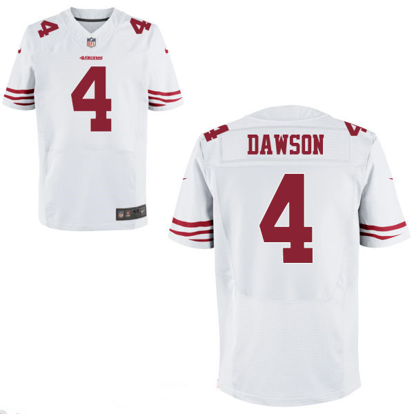Men’s San Francisco 49ers #4 Phil Dawson Red Team Color Stitched NFL Nike Elite Jersey