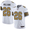 Nike New Orleans Saints #26 P.J. Williams White Men’s Stitched NFL Limited Rush Jersey