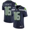 Nike Seattle Seahawks #16 Tyler Lockett Steel Blue Team Color Men’s Stitched NFL Vapor Untouchable Limited Jersey