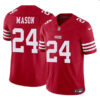 Men’s San Francisco 49ers #24 Jordan Mason Red 2023 F.U.S.E. Football Stitched Jersey