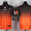 Nike Cleveland Browns Blank Brown/Orange Fadeaway Elite Jersey