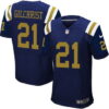 Men’s New York Jets #21 Marcus Gilchrist Navy Blue Alternate NFL Nike Elite Jersey