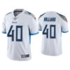 Men’s Tennessee Titans #40 Dontrell Hilliard White Vapor Untouchable Stitched Jersey