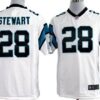 Nike Carolina Panthers #28 Jonathan Stewart White Game Jersey