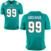 Men’s 2017 NFL Draft Miami Dolphins #99 Davon Godchaux Green Team Color Stitched NFL Nike Elite Jersey