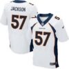Men’s Denver Broncos #57 Tom Jackson White Retired Player NFL Nike Elite Jersey