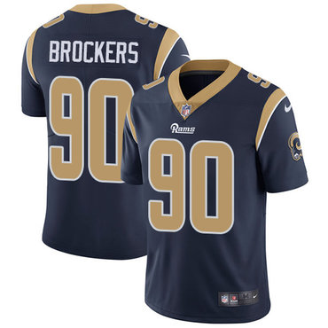Nike Los Angeles Rams #90 Michael Brockers Navy Blue Team Color Men’s Stitched NFL Vapor Untouchable Limited Jersey