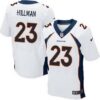 Men’s Denver Broncos #23 Ronnie Hillman White Road NFL Nike Elite Jersey