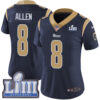 #8 Limited Brandon Allen Navy Blue Nike NFL Home Women’s Jersey Los Angeles Rams Vapor Untouchable Super Bowl LIII Bound