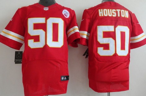 Nike Kansas City Chiefs #50 Justin Houston Red Elite Jersey