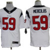 Size 60 4XL-Whitney Mercilus Houston Texans #59 White Stitched Nike Elite NFL Jerseys