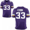 Men’s 2017 NFL Draft Minnesota Vikings #33 Dalvin Cook Purple Team Color Stitched NFL Nike Elite Jersey