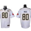 Men’s San Francisco 49ers #80 Jerry Rice White 2016 Pro Bowl Nike Elite Jersey